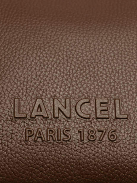 Leather Jour Pouch Lancel Brown jour A13174 other view 1