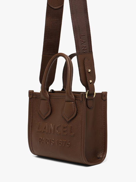 Sac Bandoulière Mini Jour Cuir Lancel Marron jour A14078 vue secondaire 1