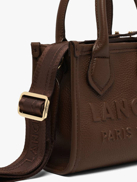Sac Bandoulière Mini Jour Cuir Lancel Marron jour A14078 vue secondaire 2