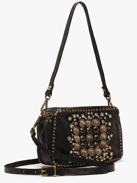 Shoulder Bag Ribes Leather Campomaggi Black ribes 1080ND other view 1