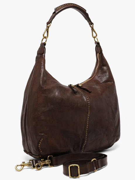 Hobo Bag Kura Leather Campomaggi Brown kura 45720ND other view 1