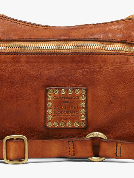 Shoulder Bag Kura Leather Campomaggi Brown kura 42760ND other view 2