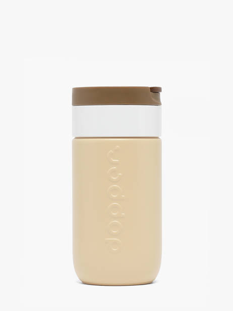 Travel Mug For Hot Beverages Dopper Beige travel mug 300