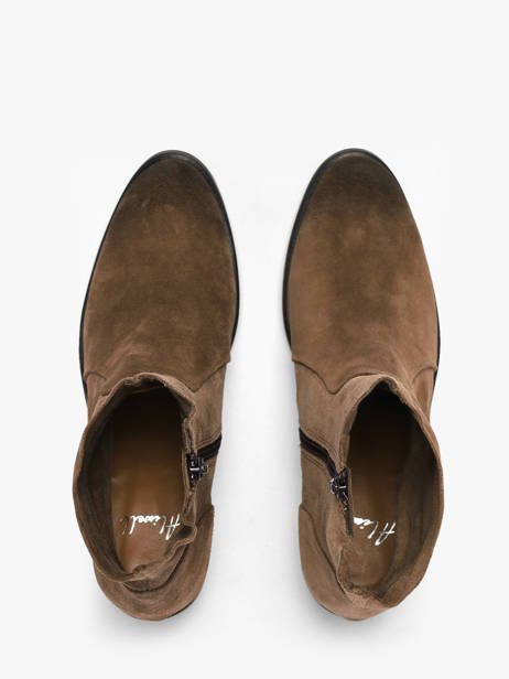 Heeled Boots In Leather Aliwell Brown women A225016 other view 3
