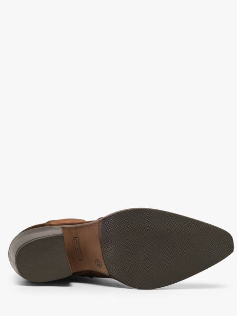 Heeled Boots In Leather Metisse Brown women GA11 other view 4