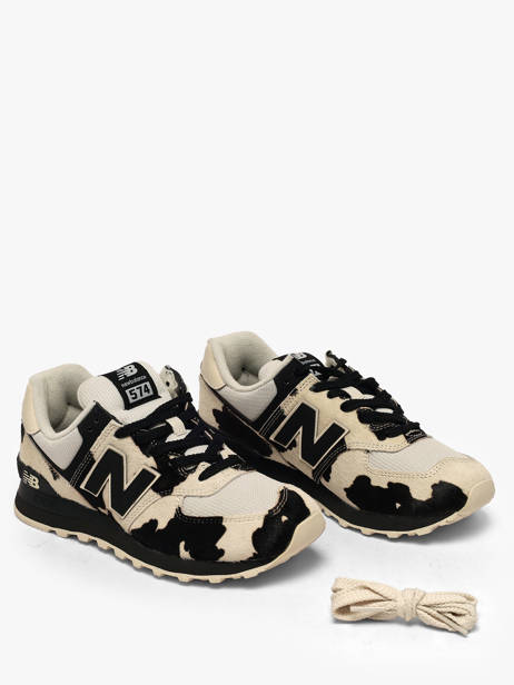 Sneakers In Leather New balance Black women W574PH other view 1