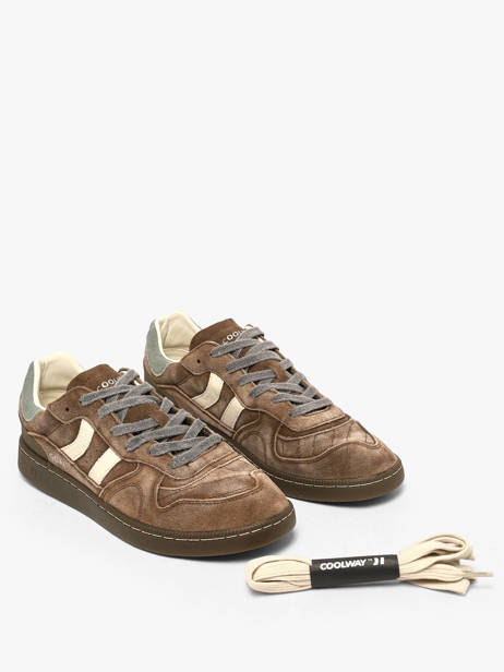 Sneakers In Leather Coolway Brown men 8633811 other view 1