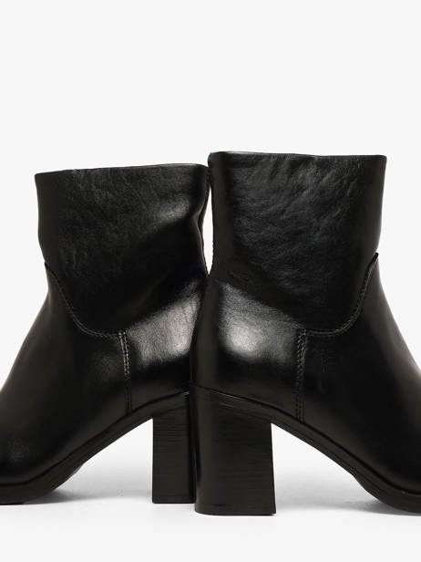 Heeled Boots In Leather Mjus Black women N31204 other view 2