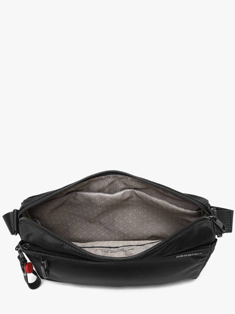 Medium Eye Crossbody Bag In Recycled Polyester Hedgren Black inner city upgrade HIC176M other view 2