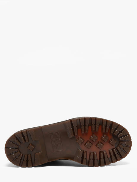 Chaussures Derbies En Cuir Dr martens Marron boy 31817243 vue secondaire 4