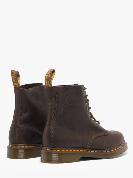 Boots Dr martens Marron boy 31981201 vue secondaire 2