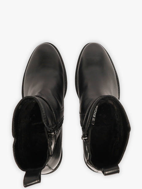 Heeled Boots In Leather Tt. bagatt Black women 683F4000 other view 3