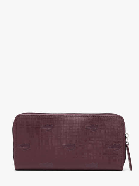 Wallet Lacoste Violet l12.12 concept holiday NF5508HN other view 2