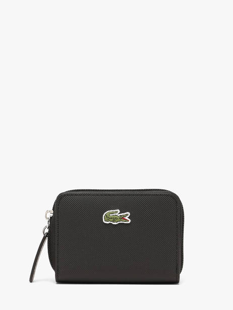 Porte-monnaie Lacoste Noir l.12.12 concept NF4193PK