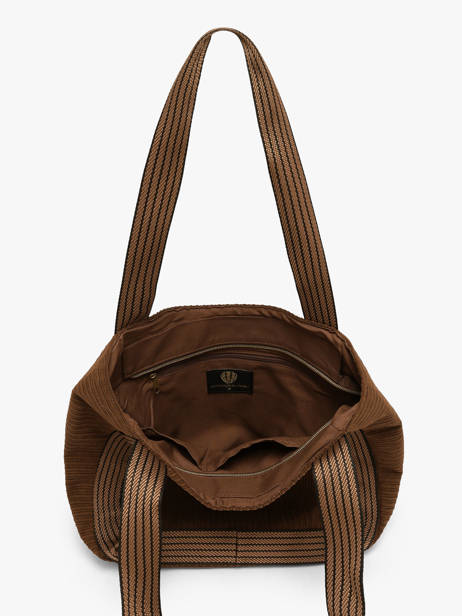Shoulder Bag Velours Le voyage en panier Brown velours AHP308 other view 2