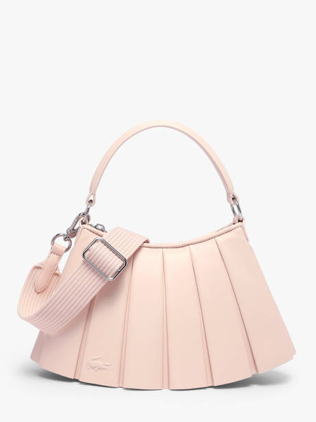 Shoulder Bag Lenglen Leather Lacoste Pink lenglen NU5011DP