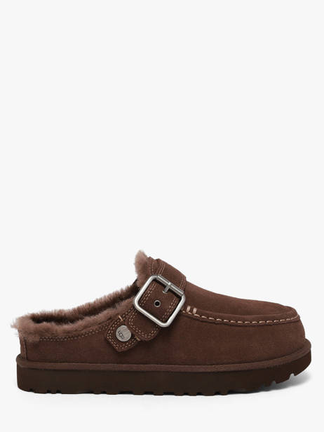 Mules Avec Brides En Cuir Ugg Marron women 1180251