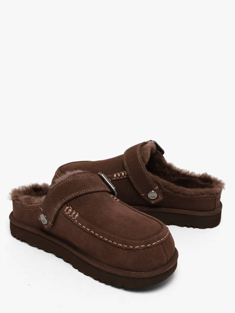 Mules Avec Brides En Cuir Ugg Marron women 1180251 vue secondaire 2