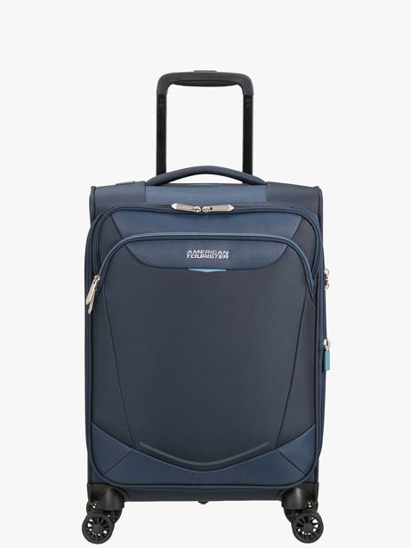 Expandable Cabin Luggage American tourister Blue summerride 156991