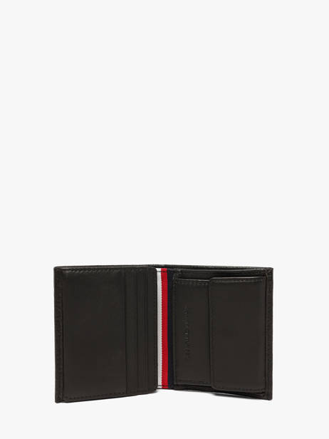 Wallet Leather Tommy hilfiger Black corporate AM14786 other view 1