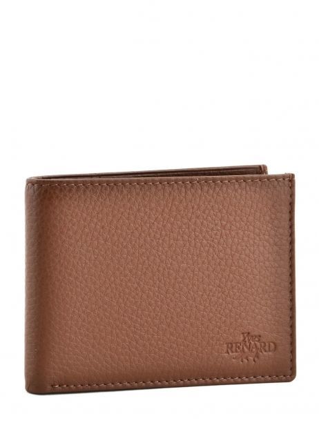 Wallet Foulonne Leather Yves renard Brown foulonne 2375