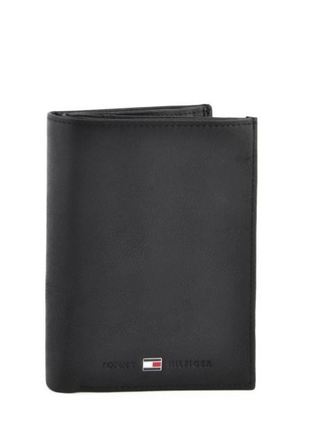 Wallet Leather Tommy hilfiger Black johnson AM00664