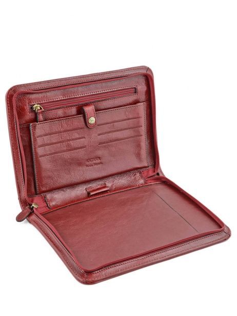 Porte-documents Katana Rouge authentic 6894 vue secondaire 3