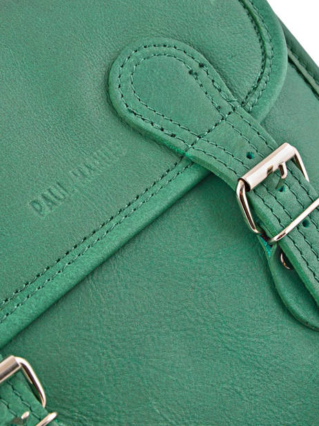 Leather La Sacoche Crossbody Bag Paul marius Green vintage S other view 1