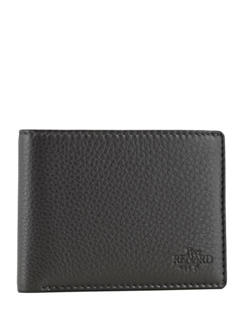 Wallet Leather Yves renard Brown foulonne 2374