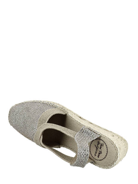 Espadrilles Triton Toni pons Argent women TRITON vue secondaire 4