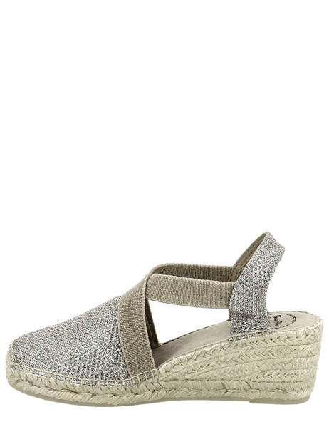 Espadrilles Triton Toni pons Argent women TRITON vue secondaire 2