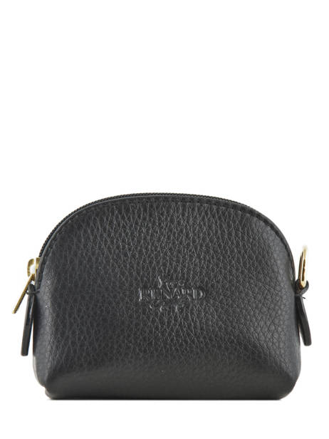 Coin Purse Leather Yves renard Black foulonne 29365