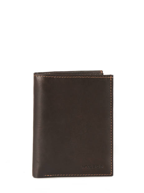 Portefeuille Cuir Wylson Marron rio W8190-11