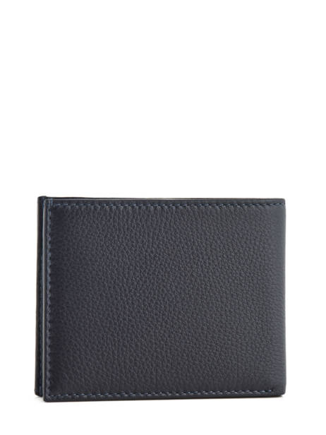 Wallet Foulonne Leather Yves renard Blue foulonne 2306 other view 1