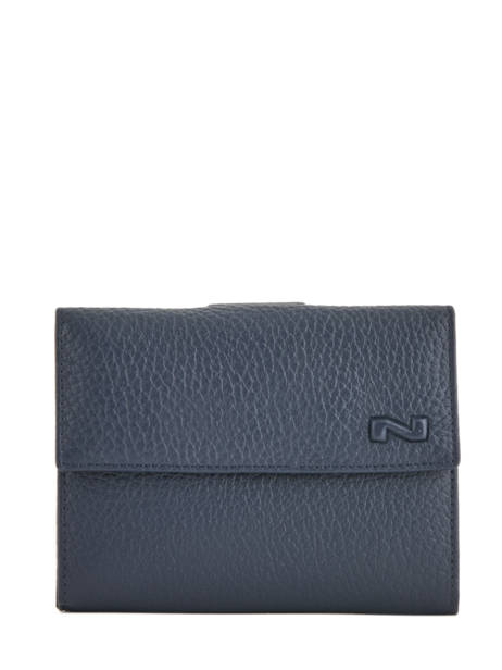 Portefeuille Original N Cuir Nathan baume Bleu original n 416N