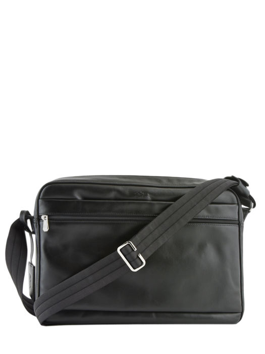 Longchamp Baxi cuir Besaces Noir