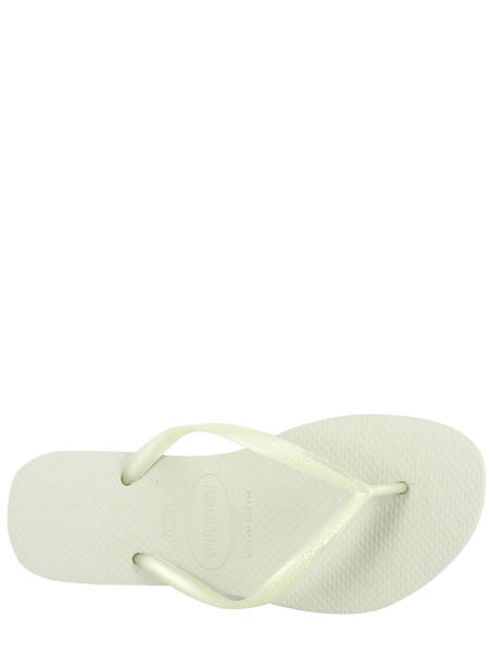 Tongs Slim Havaianas Blanc women 4000030F vue secondaire 1