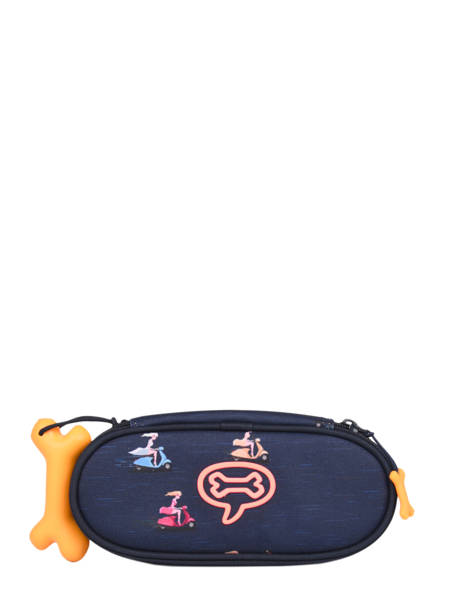 Trousse 1 Compartiment Oak Stones and bones Bleu girls G