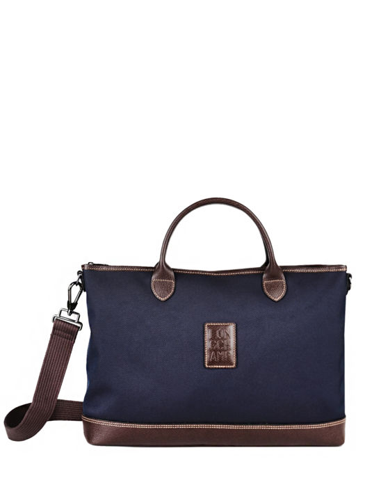 Longchamp Boxford Serviette Bleu