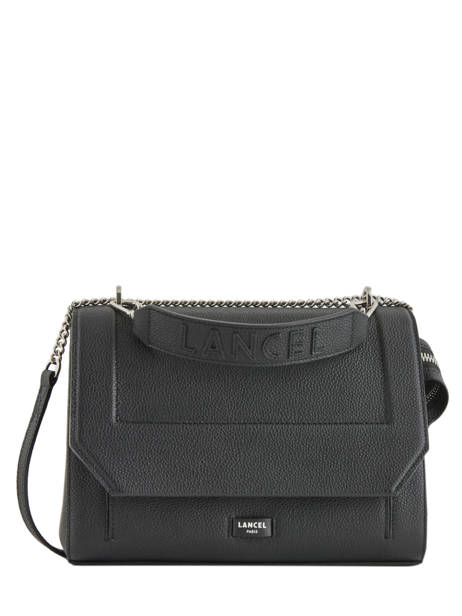 Top Handle L Ninon Leather Lancel Black ninon A09223