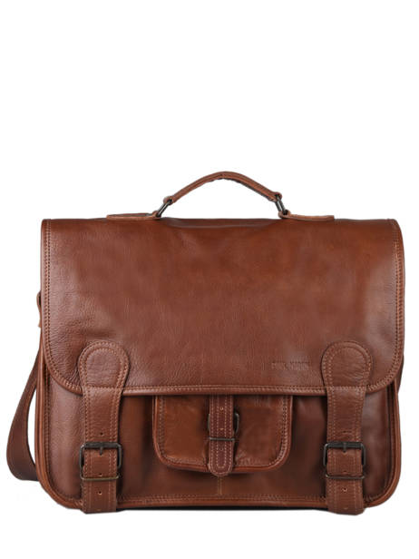 Lecartable L Paul marius Marron vintage L