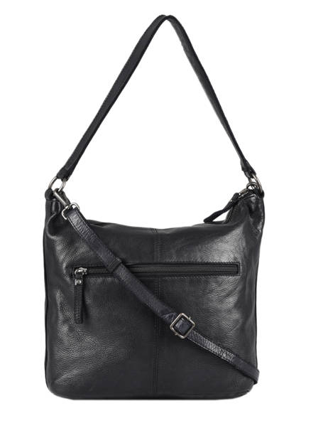 Sac Porté épaule Utility Cuir Basilic pepper Noir utility BUTI02 vue secondaire 4