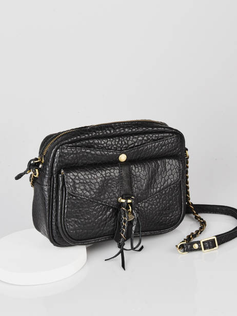 Leather Orelia Crossbody Bag Mila louise Black vintage 3327E other view 2