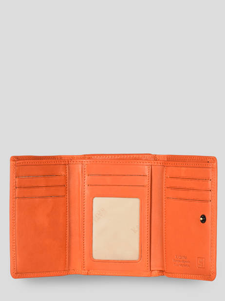 Porte-monnaie Marina Cuir Katana Orange marina 753078 vue secondaire 1