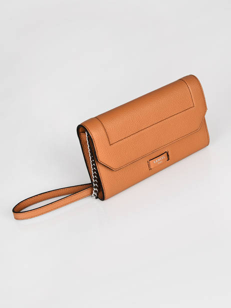 Leather Ninon Belt Bag With Chain Lancel Brown ninon A11122 other view 2