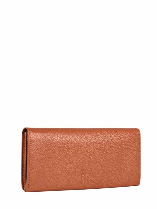 Longchamp Le foulonné Wallet Brown
