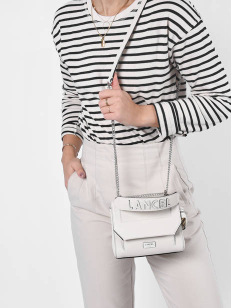 Top Handle S Ninon Leather Lancel Beige ninon A09221 other view 1