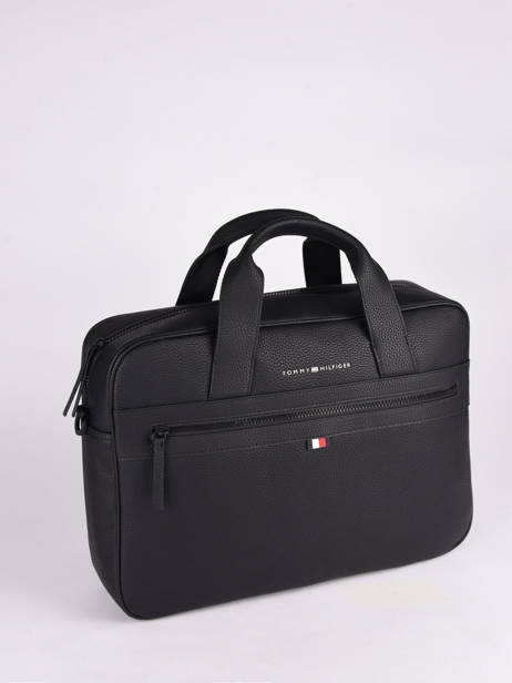 Porte Documents Essentiel Pc15'' Tommy hilfiger Noir essentiel AM09507 vue secondaire 1