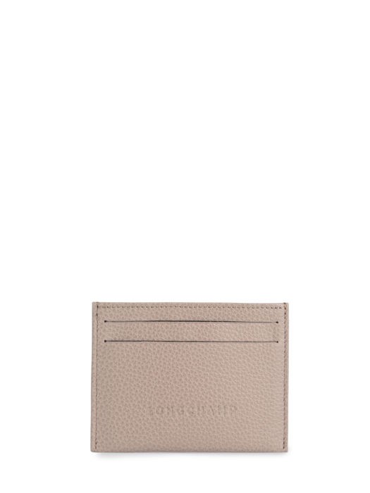 Longchamp Le foulonné Bill case / card case Gray