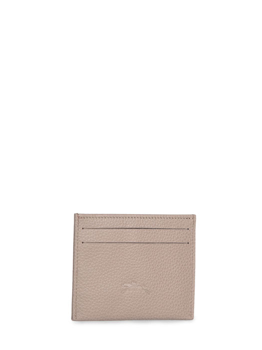 Longchamp Le foulonné Bill case / card case Gray